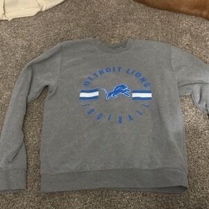Detroit Lions Gray Sweater
